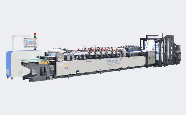 SK-600ZDSC全自動(dòng)高速網(wǎng)絡(luò)總線型三邊封、移刀雙切刀制袋機(jī)（帶儲(chǔ)料裝置）